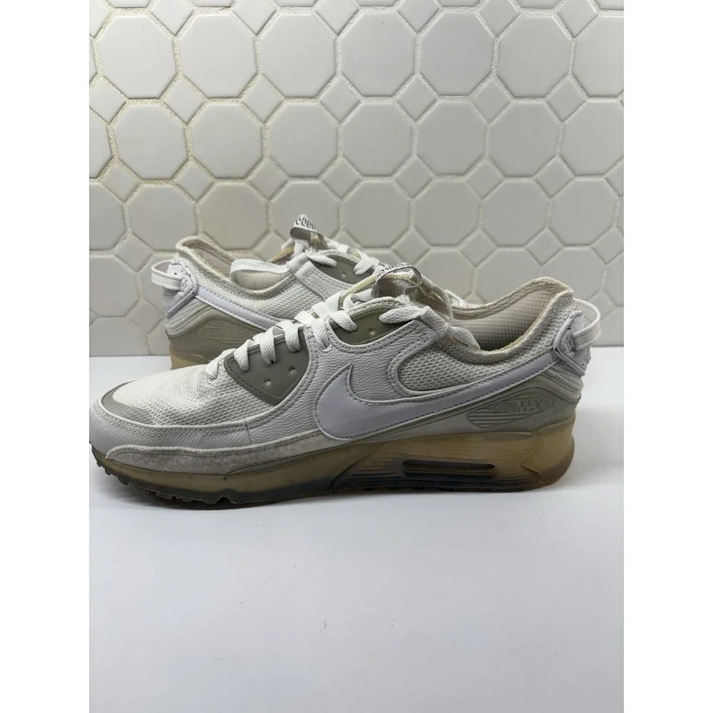 Nike Air Max 90 Terrascape Mens 11.5 White Gray DQ3987-101 Sneakers Move to Zero